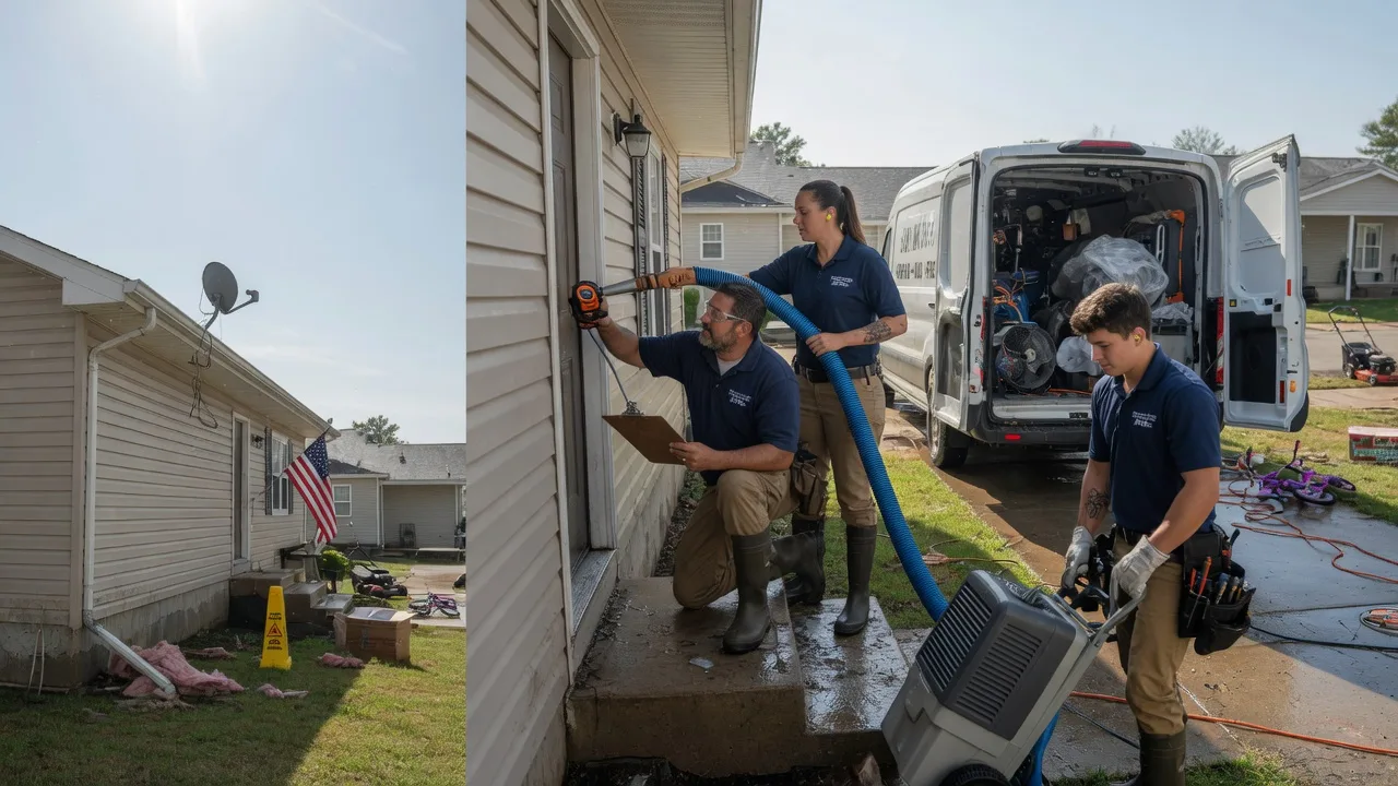 Ceiling Water Damage Restoration in Monroe City, IN near me